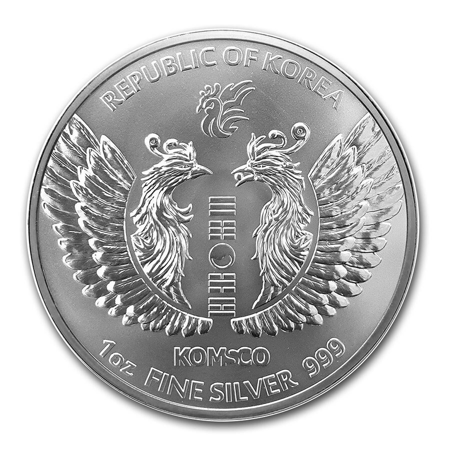 2020 South Korea - Korean Phoenix 1 oz Silver Coin in direct