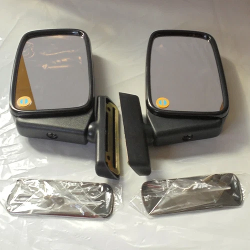 DATSUN Fairlady SR30 240Z 260Z 280Z 280ZX Black Door Mirror Pair,Non-Glare