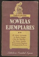 Cervantes Book Novelas Ejemplares 1961 Editor Sopena