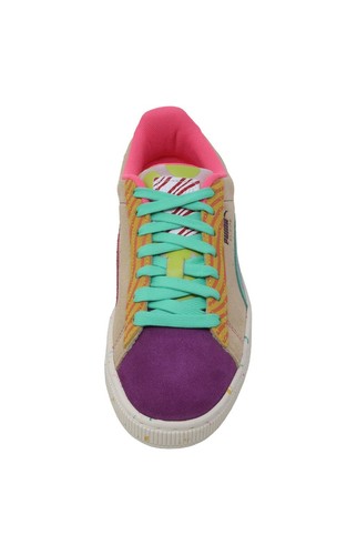 PUMA Suede Jr Pale Khaki Green Big Kids Youths Girls Women Shoes Sneakers - Picture 3 of 6