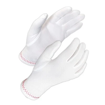 GLOVES LEGEND 3 Pairs - Small - Nylon Stretch White Coin Jewelry Silver Art Inspection Gloves