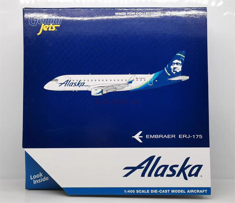 GeminiJets Alaska Airlines for EMBRAER ERJ-175 N186SY 1:400