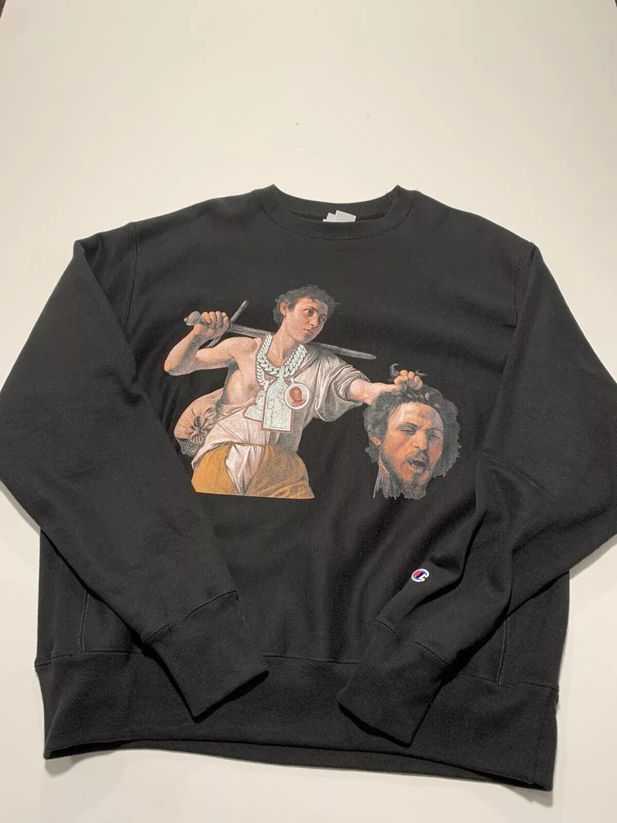 Westside Gunn ×Virgil Abloh sweatshirt WESTSIDE GUNN X VIRGIL ABLOH PRAY FOR PARIS CREWNECK SWEATSHIRT L