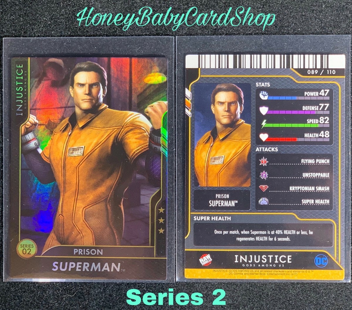 Injustice Arcade GEM MINT Series Card 89 Prison Superman Holofoil