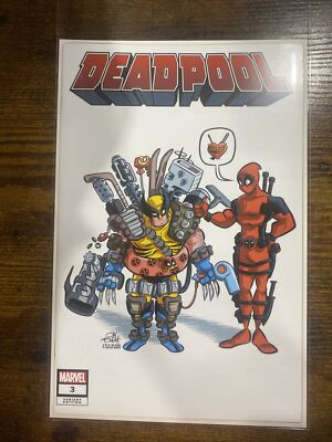 DEADPOOL #3 * NM+ JAY FOSGITT AMAZING SPIDER-MAN #611 SKOTTIE YOUNG VARIANT COA