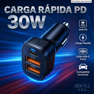 Cargador Rapido de coche carro Autos Vehiculo para Samsung LG iphone Android ZTE