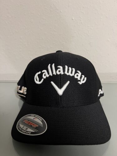 Callaway Chrome Soft Rogue ST Epic Odyssey Fitted Tour Golf Hat Cap Black S/M - Picture 1 of 5