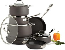 All-clad HA1 Hard Anodized Cookware Sets (Your Choice HA1 5pc, 8pc, 10pc & 13pc)