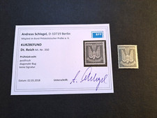 350 postfrisch mit Bug Befund A. Schlegel BPP mnh  (int.Nr:P2765)