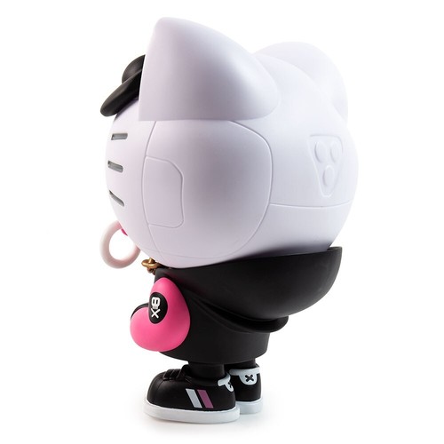 Kidrobot x Quiccs x Sanrio Hello Kitty Exclusive Pink/Black 8" Vinyl Art Figure - Picture 3 of 4
