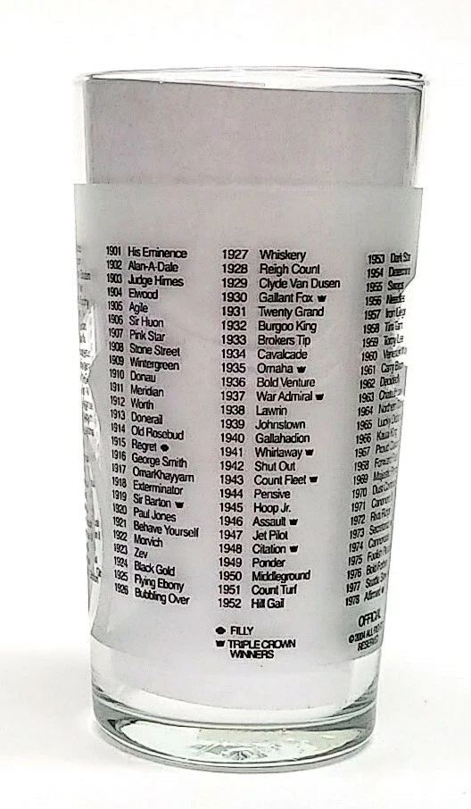 Kentucky Derby 2005 131º vaso de bebida Julep como nuevo ganador fue Giacomo Foto 2 de 2