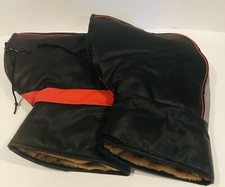 Waterproof Motorcycle Gloves Handlebar Mitts Muffs Covers with Reflective Tape