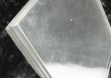 6 Sheets Extra Crystal Clear Spectrum System 96 COE OGT 6x6" Fusing Glass 100XTL