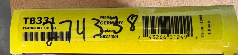 Volvo TIming V Belts 240 260 264 740 760 850 940 950 960 C70 S80 V70 XC90 XC99 - Image 4 of 4