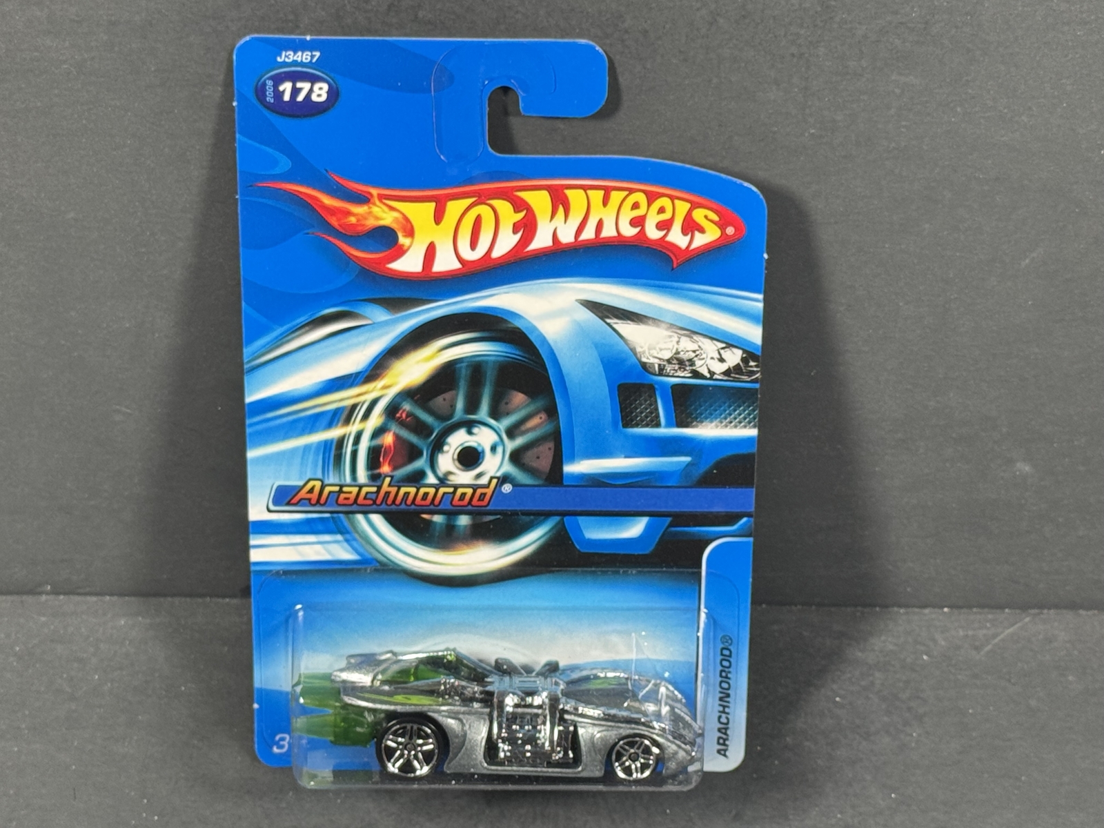 HOT WHEELS 2006 Arachnorod Grey Main Line #178