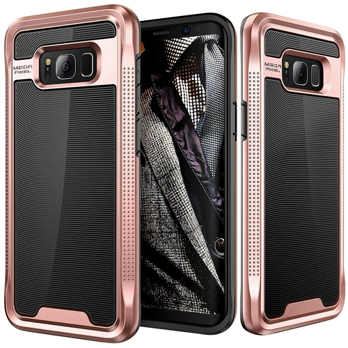 Samsung Galaxy S8 Plus Case, E LV Galaxy S8 Plus - Hybrid [Scratch/Dust Proof] A