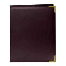 Pioneer SM-57 Brass Corner 5x7 Photo Album Burgundy (Same Shipping Any Qty)