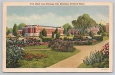 Post Office taken from Deerings Oaks Extension Portland ME UNP