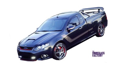 BA BF Bulge with Front Air Slit - Hump Boss Bonnet Scoop XR8 XR6 Fibreglass