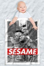 Sesame Street Fleece Baby Blanket, 30"x40", Sesame