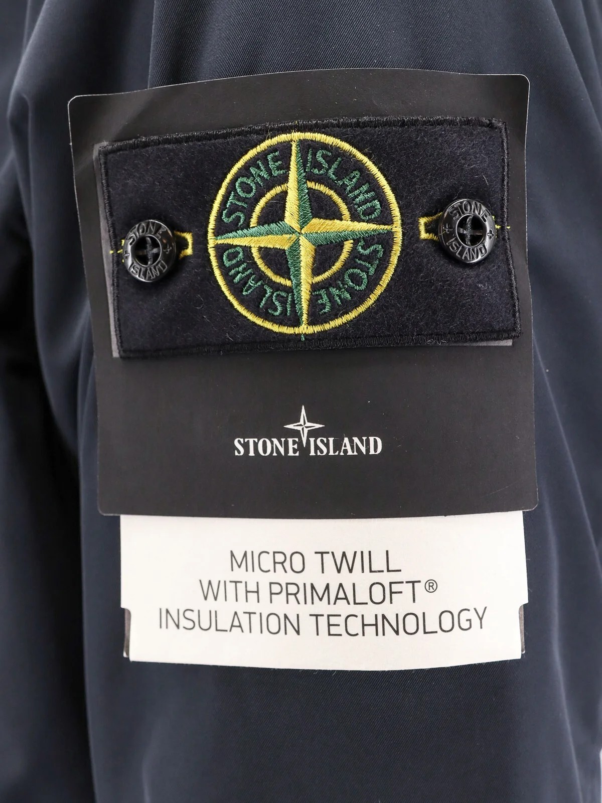 Stone Island Logo Patch Padded Long Coat image 3