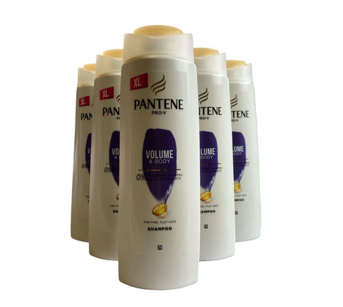 6x Pantene Pro-V Volume&Body Shampoo 0% Silicone XL (6x500ml)