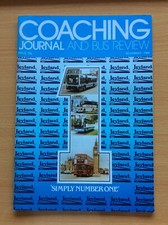 Coaching Journal and Bus Review November 1986
