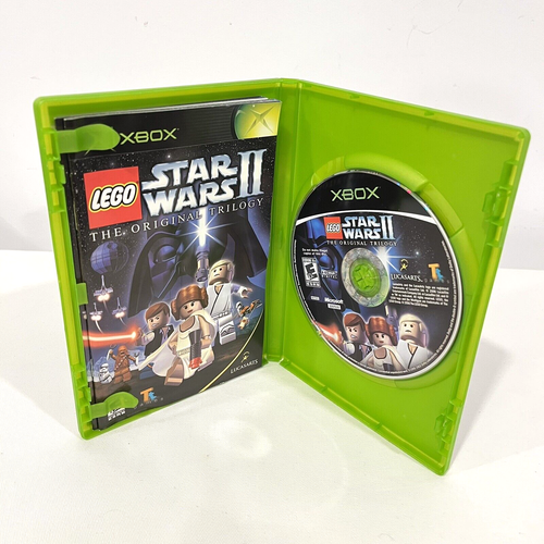 LEGO STAR WARS II THE ORIGINAL TRILOGY MICROSOFT XBOX ORIGINAL COMPLETE SET 2006 - Picture 3 of 3