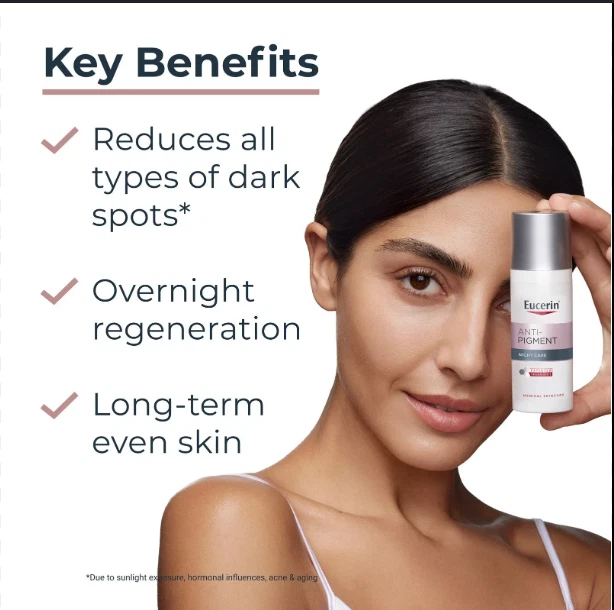 Eucerin Crema de Noche Facial Antipigmento para Todo Tipo de Piel 50ml Foto 2 de 2