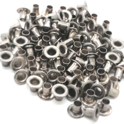 Eyelets  Antique Nickel 3/16'' 100 Pack 1286-16