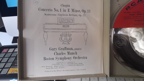 Reel To Reel Tape 7,5 iPS 4 track -CHOPIN-MUNCH-GRAFFMAN-CONCERTO 1 - Picture 3 of 3