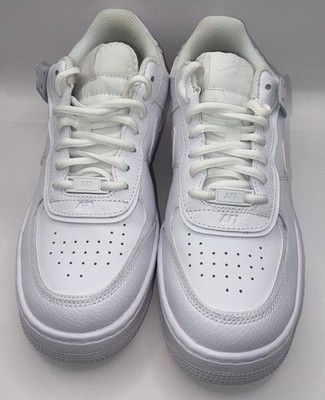 NIKE AIR FORCE 1  SHADOW TRIPLE WHITE SIZE US 8.5, EUR 40, CI0919-100, AFI