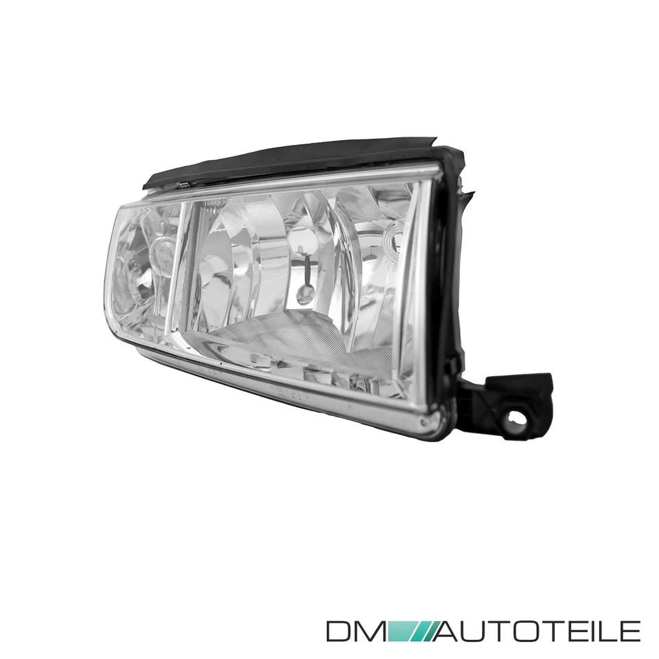 Scheinwerfer Set Links Rechts Chrom Klarglas H7/H3 für Skoda Fabia 6Y 1998-2008 - Bild 4 von 4