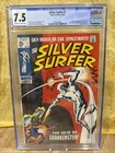 SILVER SURFER #7  8/69- CGC 7.5 1ST APP. OF MARVEL'S FRANKENSTEIN!  Graded Comic