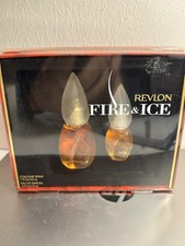 Revlon, "FIRE AND ICE". Cologne Spray 1 FL OZ - Eau De Parfum .3 FL Oz. NIB