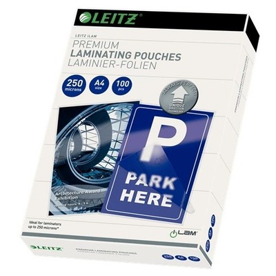 Leitz iLAM Premium Laminierfolien mit UDT A4 250 Mikron 74840000