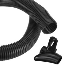 2 Inch 6.6ft Split Wire Loom Tubing Flexible Cord Protectors Black