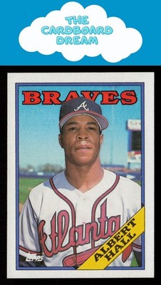 Albert Hall 1988 Topps #213 Atlanta Braves Baseball Card