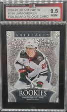 24-25 UD Artifacts Liam Ohgren Foilboard Rookie 🚨🚨🚨 KSA 9.5 Near Gem Mint 