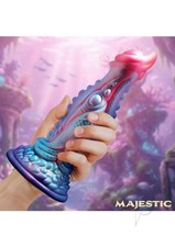 Silicone Fantasy Dildo With Suction Cup Waterproof 8.1 Inch Creature Cocks