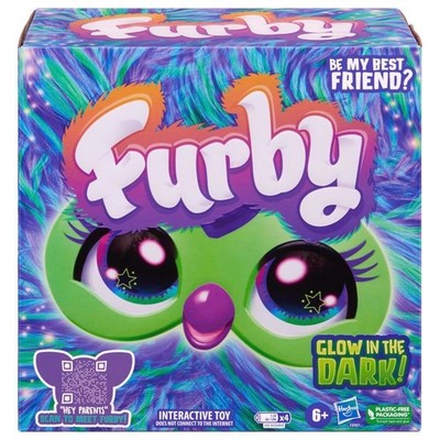 Furby Galaxy F8901 Interaktives Plüschtier mit Glow-in-the-Dark-Effekt (Hasbro)