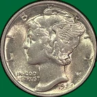 1940 Mercury Dime Choice Almost Uncirculated AU+/UNC Coin #39670