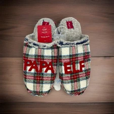 mens house slippers Papa Elf Size 11/12