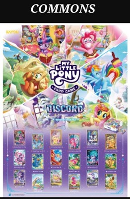 ENGLISH COMMONS MY LITTLE PONY TCG DISCORD EXPANSION KAYOU SINGLES BP02-C