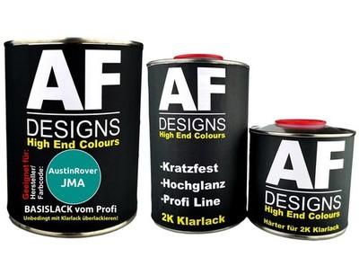 Autolack für AustinRover JMA Aqua 1,25L Klarlack Set