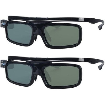 3D Brille, aktiv, DLP-Link, wiederaufladbar, 2 Stück, kompatibel mit Projektor