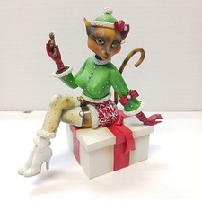 Alley Cats Naughty Christmas Elf Margaret Le Van Christmas