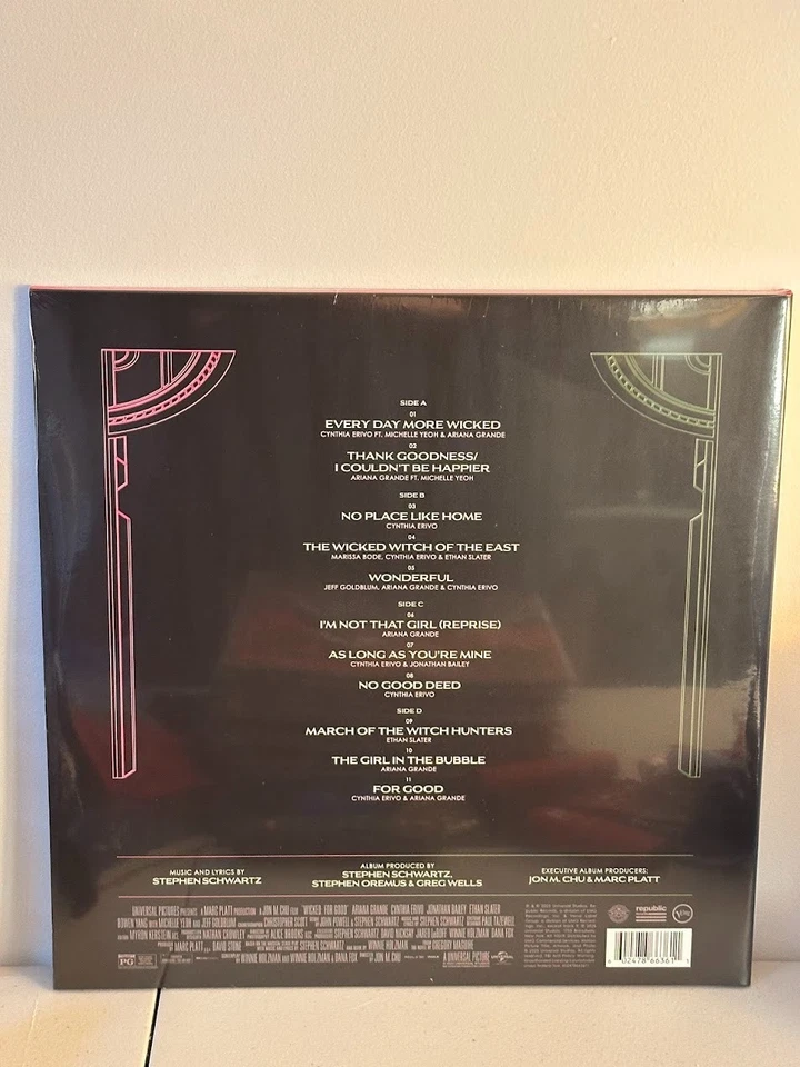Wicked for Good Picture Disc Vinyl 2xLP 2025 LE 15000 RSD Black Friday Exclusive - Image 3 of 4