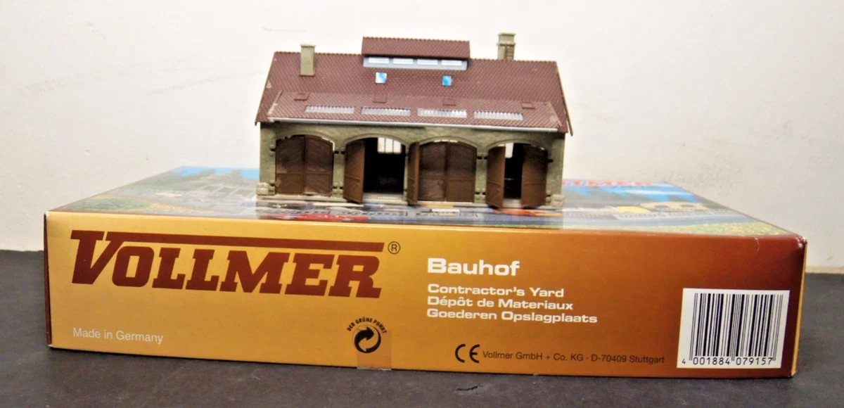 Vollmer N with Vintage Model Railroad Buildings, Tunnels & Bridges