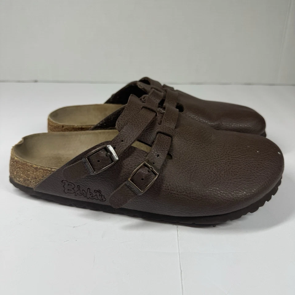 Zuecos de cuero Birkis by Birkenstock marrón camden 2 UE 39 para mujer 8 para hombre 6 estrechos Foto 2 de 4